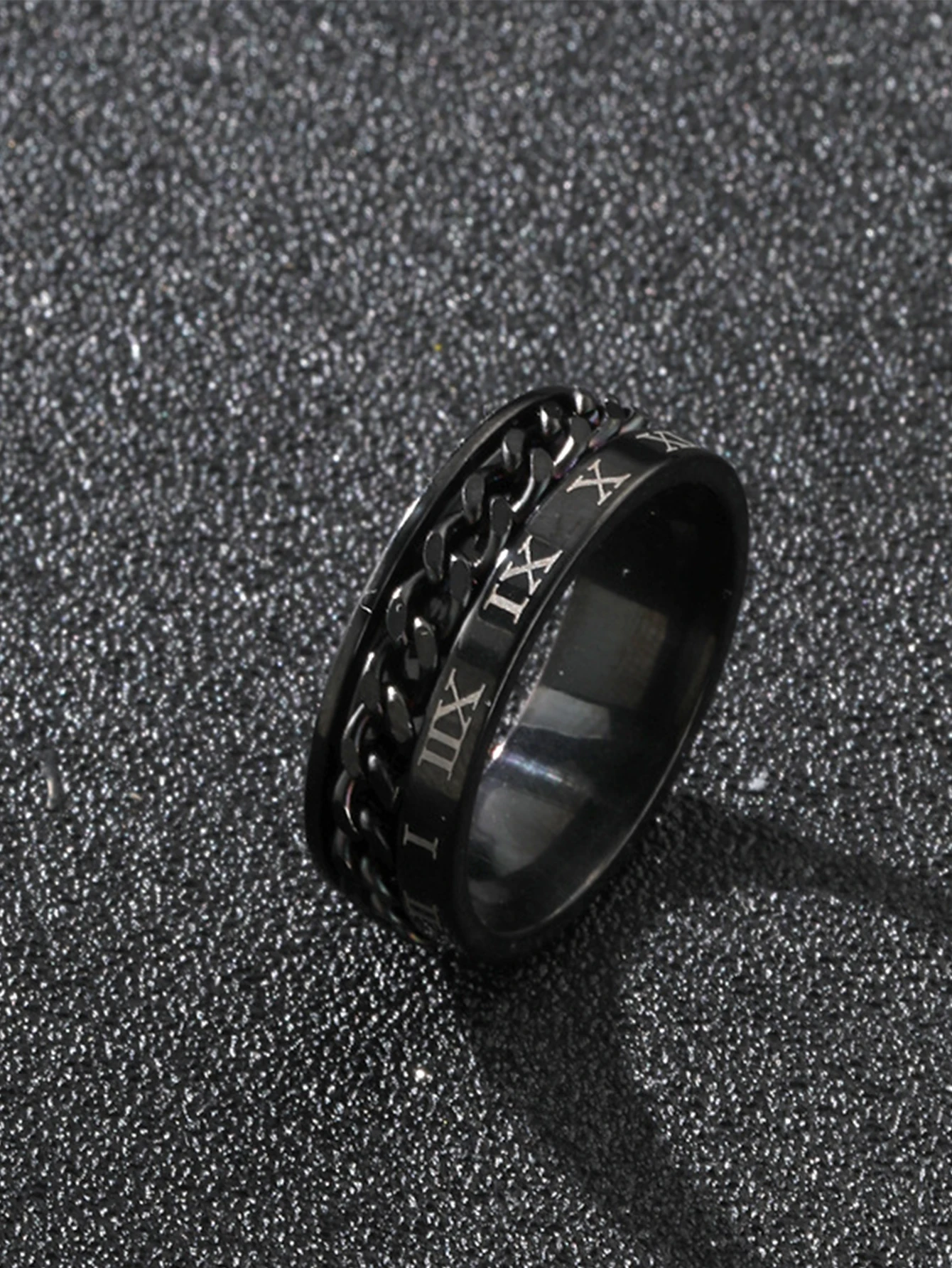 Finger Ring 3PCS Men Chain Decor