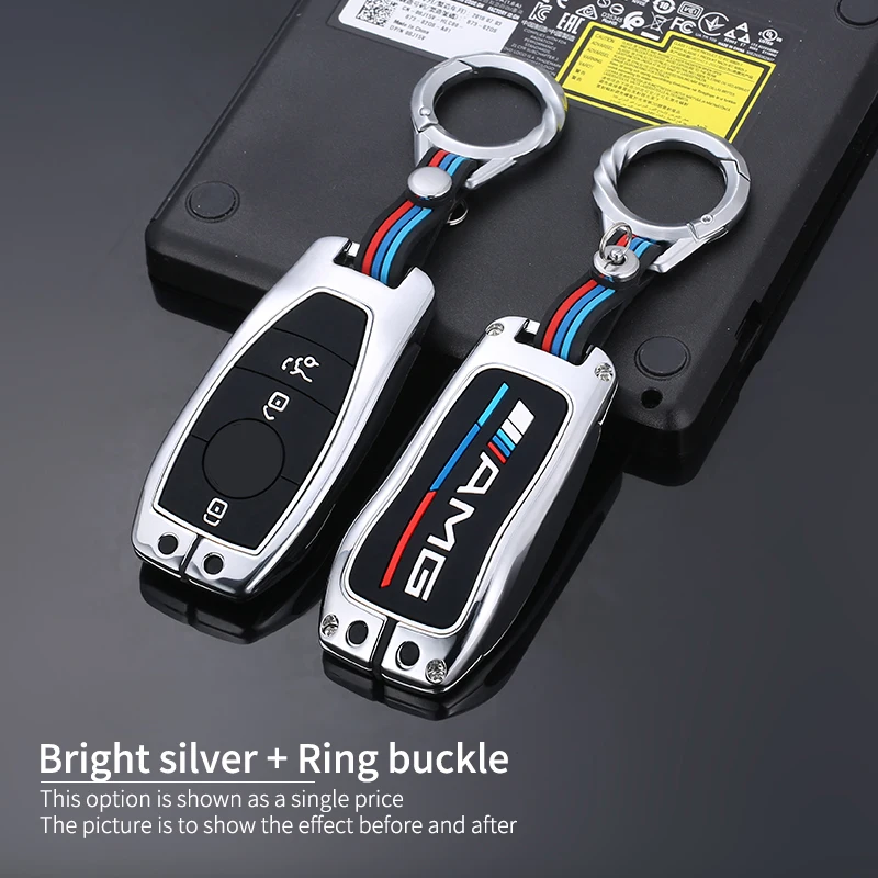 Portachiavi in lega di zinco per auto portachiavi per Mercedes Benz A C E classe S W221 W177 W205 W213 accessori per auto-Styling - Se276826904d34bb2b916a298a3ed4b8fW