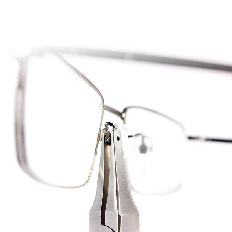 Glasses Nose Pad Plier With Two Holes NDK Lens Blocker Suction Cup Plier Eyeglasses Repair Hand Tool