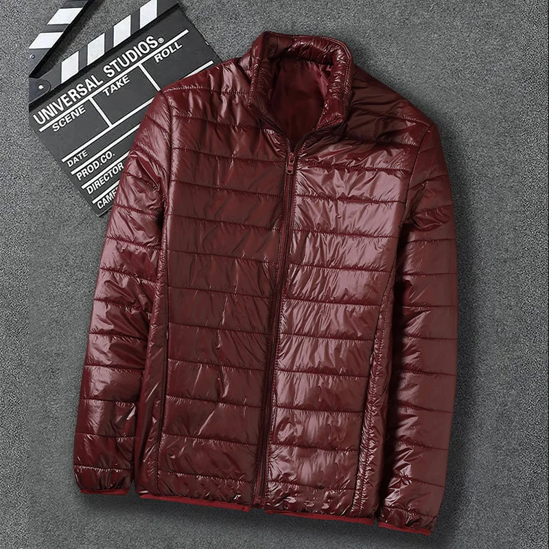Фото Nueva chaqueta de plumon de moda masculina chaqueta de algodón Thermal y ligera necesaria al aire Free en Winter №4