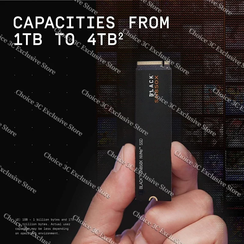 PCIe Gen4 NVMe  ӿ SSD ָ Ʈ, 濭 , ִ 7300 MB/s б ӵ, SN850X, 1TB, 2TB, 4TB, 8TB, M.2 2280