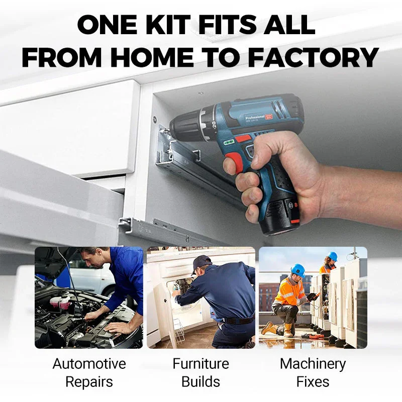 6/9PCS Magnetic Hex Head Screwdriver Kit Impact Anti Slip Threaded Screwdriver K5 Carbon Steel Shock-Proof High Hardness Bits