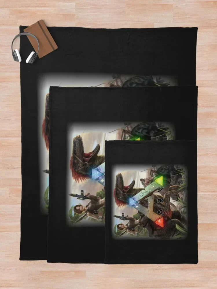 ark survival,game Throw Blanket Hairy Multi-Purpose Bed Blankets 5
