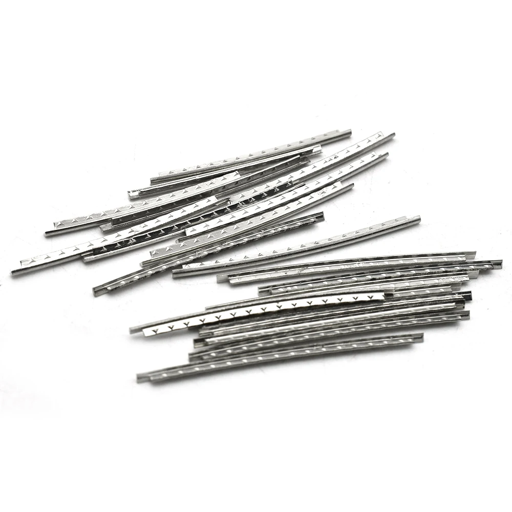 19/20Frets Acoustic Classical Guitar Fret Wire Brass Fretwire 2.0-2.2mm Fret Classical Guitrra Accessories Silver