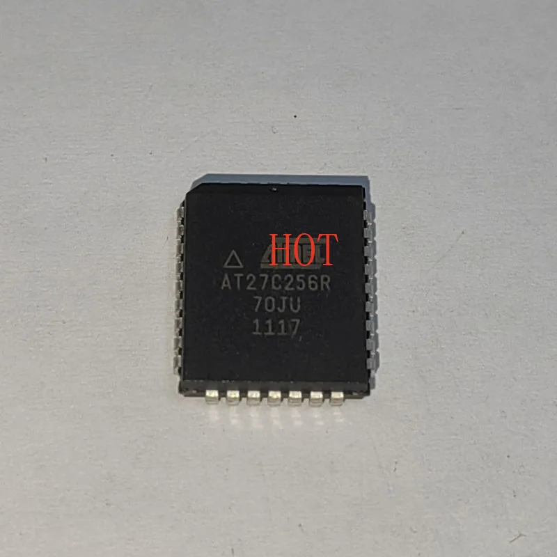 

1unids/lote AT27C256R-70JU PLCC32 100%, новый, оригинальный