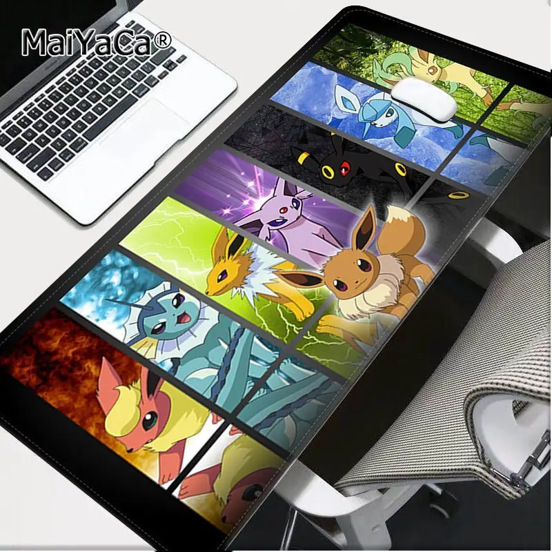 BANDAI Pokemon Anime Mouse Pad Gaming Keyboard Mousepad Big Computer