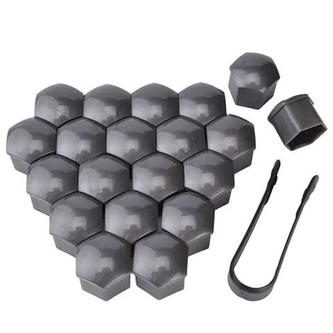 17mm Wheel Nut Bolts Head Cover Cap Protective Bolts Caps Exterior Decoration Protecting Bolts Rims