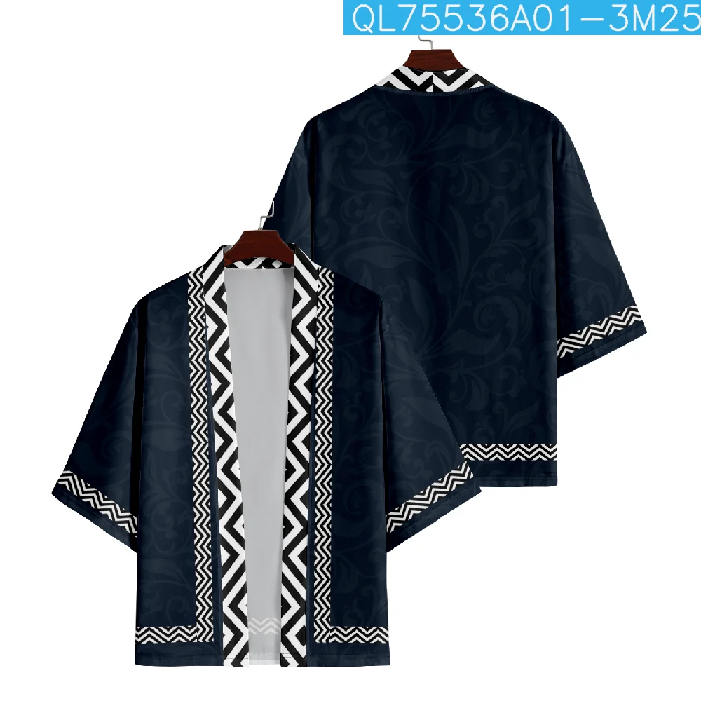 

Fashion Vintage Print Japanese Traditional Kimono Cosplay Cardigan Men Women Shirts Yukata Harajuku Haori Beach Asian Clothing