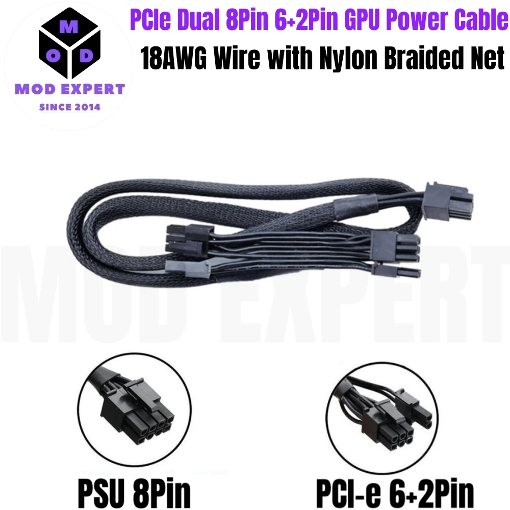 Hoe meerdere 12V-2x6 kabels aansluiten op een PSU Hoe meerdere 12V-2x6 kabels aansluiten op een PSU