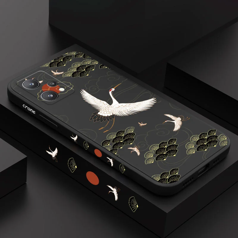 

Fairy Crane Case For OPPO Realme 9 9i 8 8i 7 7i 6 Pro Plus C31 C35 C1 C11 C12 C15 C20 C21Y C25 C25S Cover