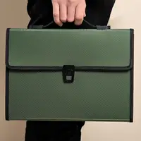 1 Pcs A4 Organ Bag Multi-layer Folder Large-capacity Portable Office Document Bags Desk Organizador Storage Data File Briefcase 4