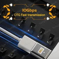120W USB Type C OTG Adapter 10Gbps Fast Data Transmission Thunderbolt Type C U Disk Converter For Phone Vedio Macbook Air Pro - Image 4