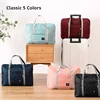 2 Pack Foldable Travel Duffel Bag for Airlines Carry on Bag Weekender Overnight Hospital Tote Bag Gym Duffel Bag Women Men 4
