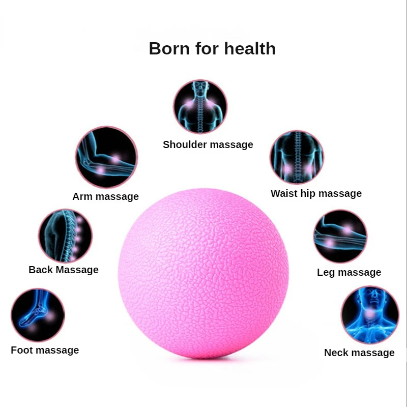 Massage Ball 6.1cm Fascia Ball Lacrosse Yoga Muscle Relaxation Pain Relief Portable Physiotherapy