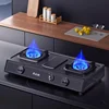 Double-head Tabletop Gas Stove Tabletop Double Stainless Stee Cooker Natural Gas Stove Liquefied Gas Fire Stove 1