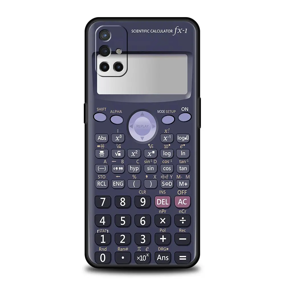 Retro Calculator Soft Phone Case - Vintage Style Protective Cover