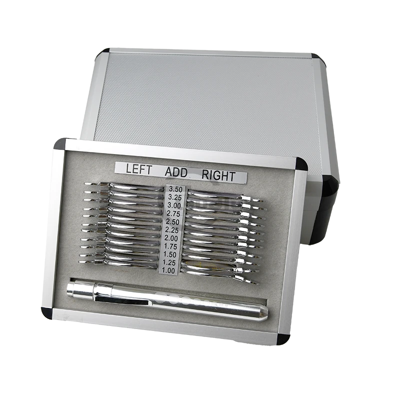 22 PCS With Penlight The Most Popular Optical Equipments Progressive