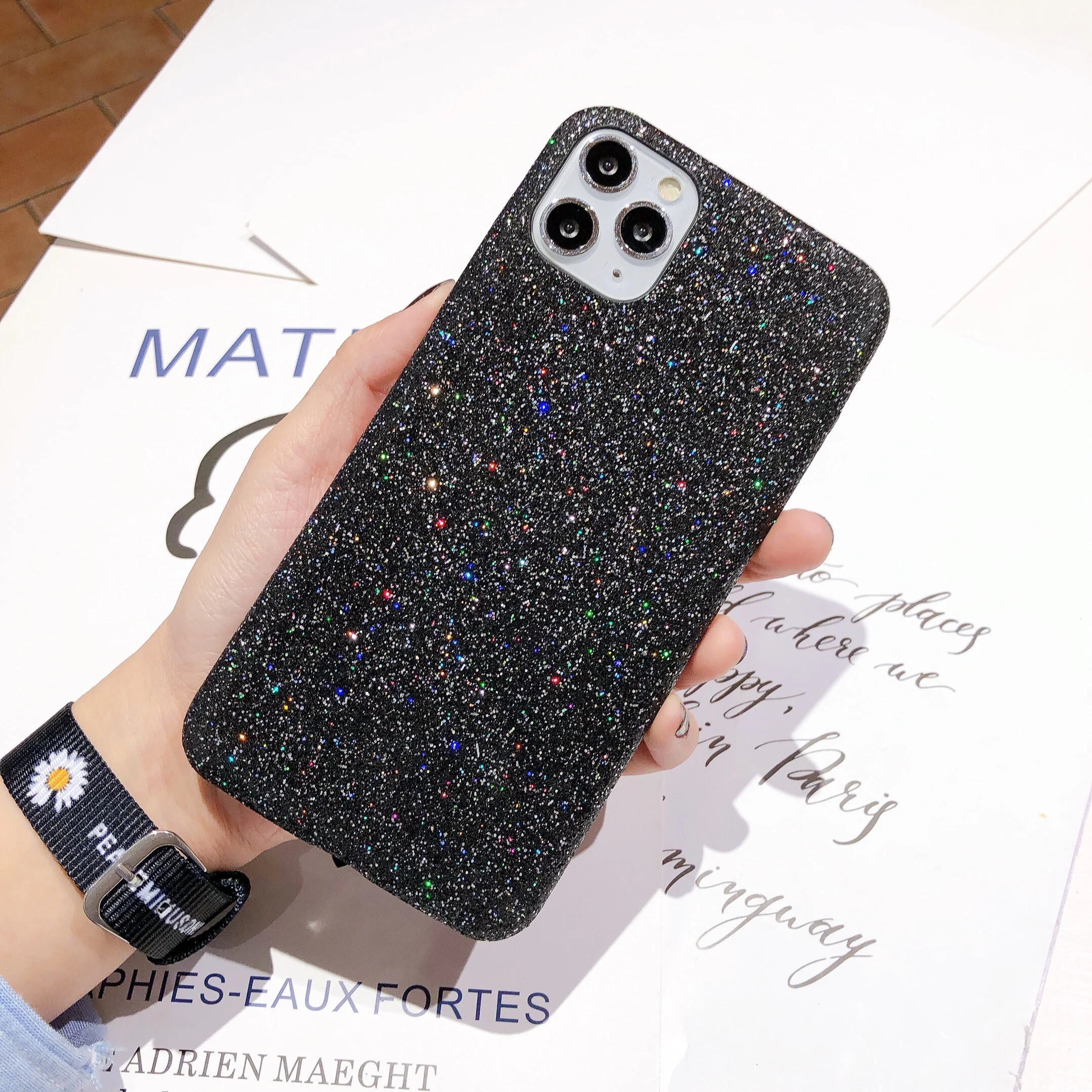 Glittery Mobile Phones Cover for iPhone 14 11 13 12 Pro Max X XS XR 7 8