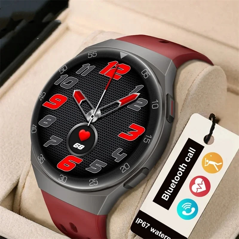 

AI Voice Smart Watch MenSports Fitness Tracker Bluetooth Call Men IP67 Waterproof Smartwatch for Xiaomi Huawei IOS Android