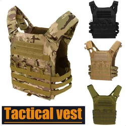 600D Hunting Tactical Vest Military Molle Plate Carrier Magazine Airsoft Paintball CS Outdoor Protective Lightweight Vest