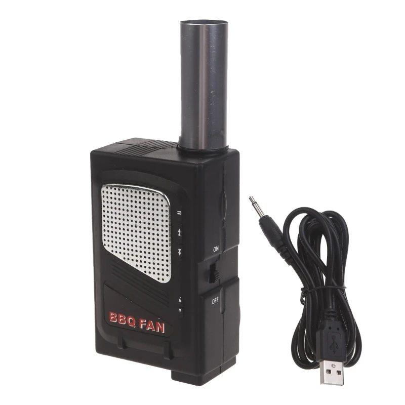 

Portable 5V USB powered BBQ Fan Air Blower Fast Heating Barbecue Cooking Lighter DropShipping