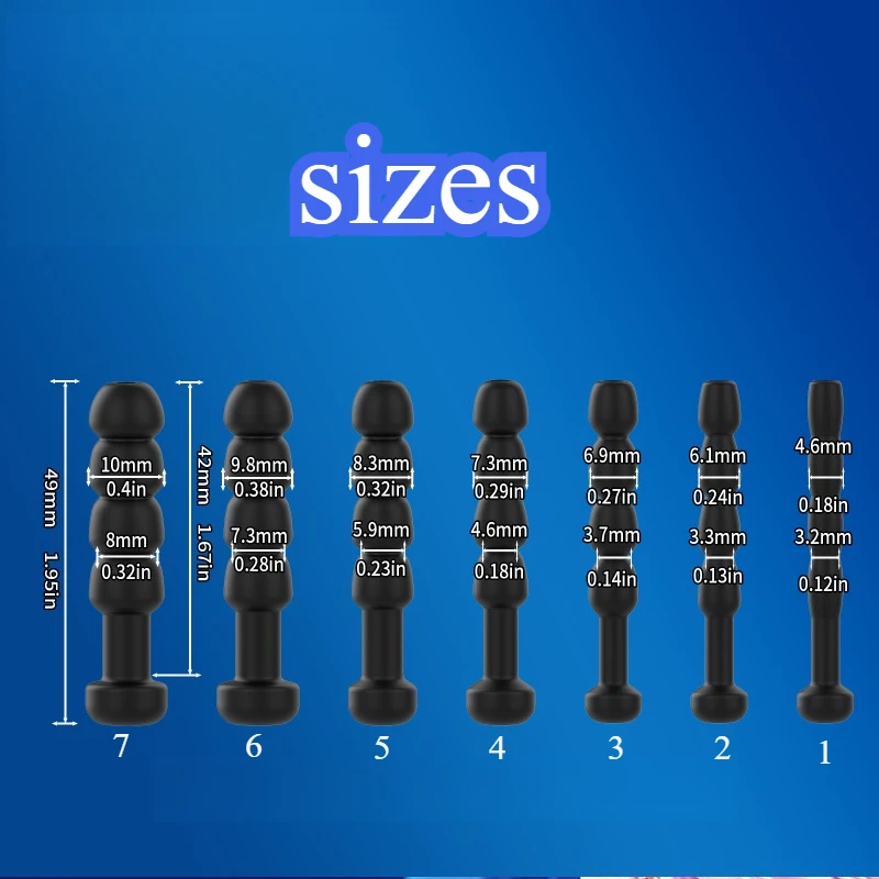 Penis Sex Toys Urethral Toys for Man Silicone Urethral Catheter Dilator Horse Eye Stimulation Sex Toys Sounding Penis Plug Insert Uretral Probe