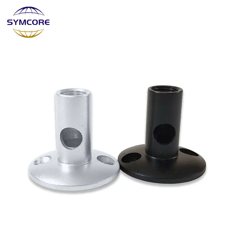 2pcs M10 Inner Tooth LED Table Lamp Diy Spotlight Hose Snake Tube Universal Head Mini Aluminum Base Side Hole Outlet