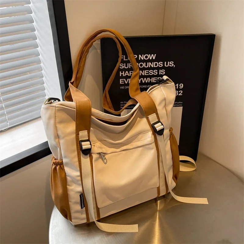 

Casual Women's Shoulder Bags New Hot Sale Large Capacity Simplicity Versatile Canvas Design Fashion Women's Crossbody Bag