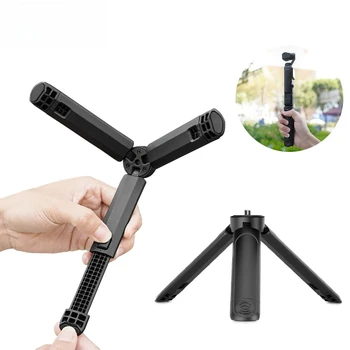 Mini treppiede estensibile con supporto a vite da 1/4 di pollice compatibile con clip per telefono e altro ancora