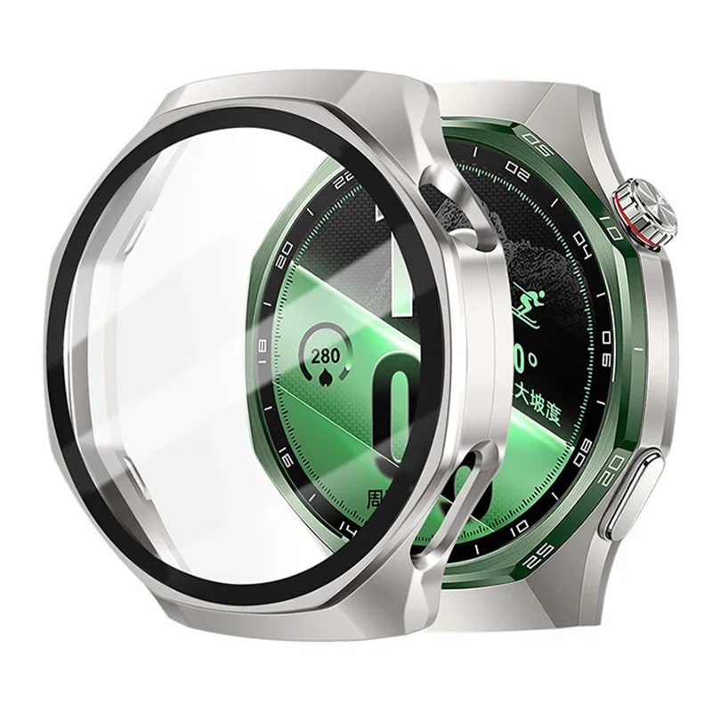 Premium Anti-Fall 360° Full Coverage Tempered Glass Watch Case Cover