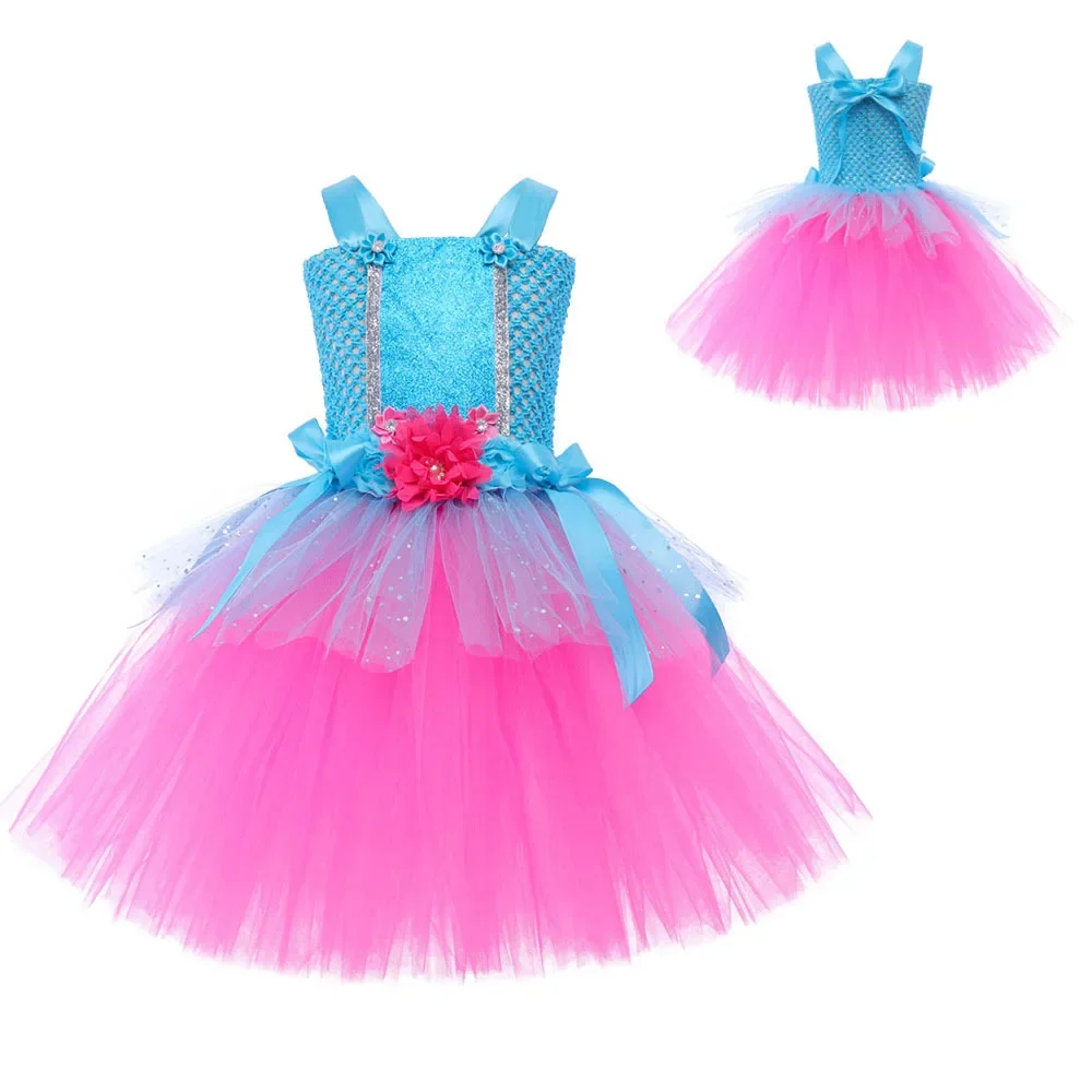 thumbnail image 1 of Vestido de tutú de Halloween para niñas, fiesta de cumpleaños para niños, carnaval, cosplay, elfos mágicos, hadas, trolls, disfraz de amapola, disfraz de Pascua para niños, 1 of 5