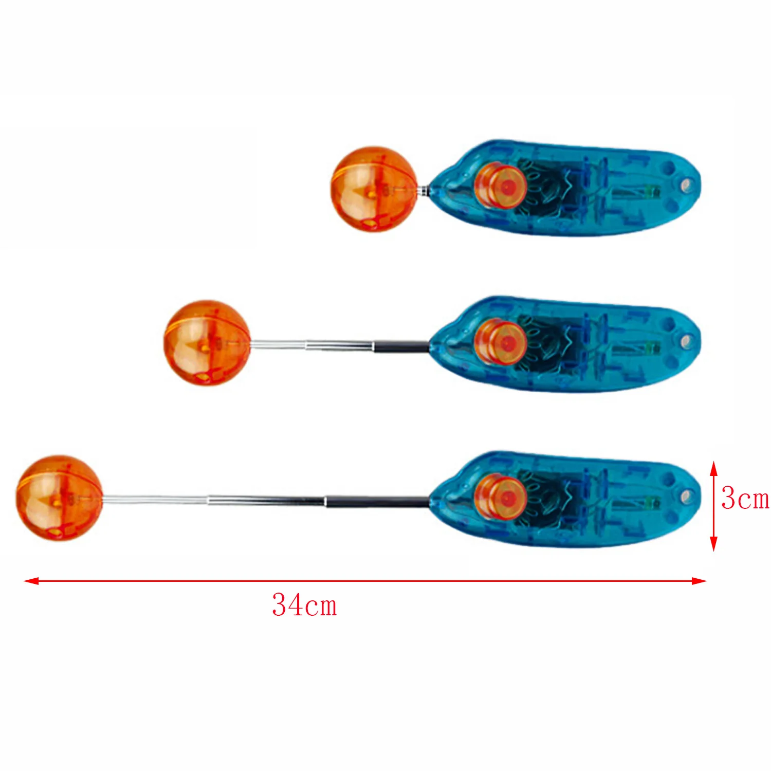 Behogar Novelty Stretchable Design Pet Dog Cat Training Clicker for Bird