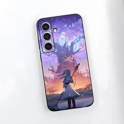 Frieren Beyond Journey's End Soft Phone Case Cover - Samsung S23 Ultra (Black1)