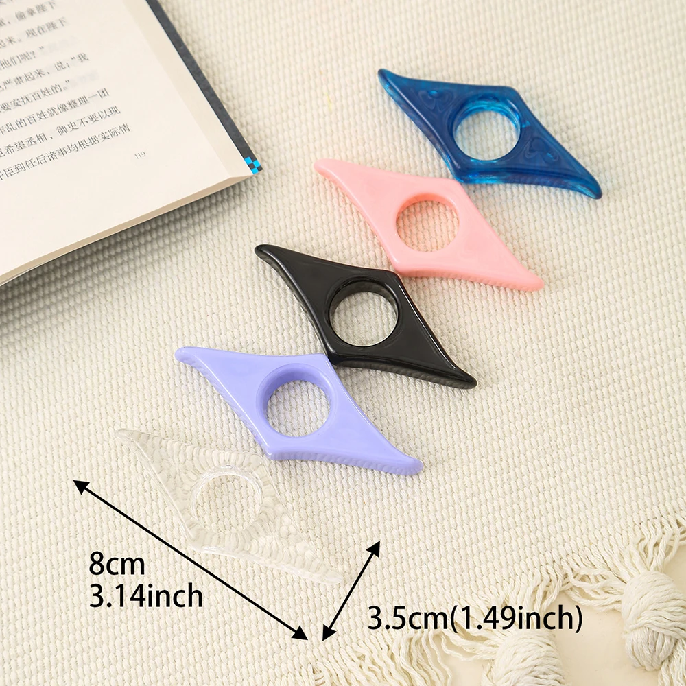 Convenient Thumb Book Support Book Expander School Supply Reading Aid Book Page Holder Creative Resin Durable Bookmark