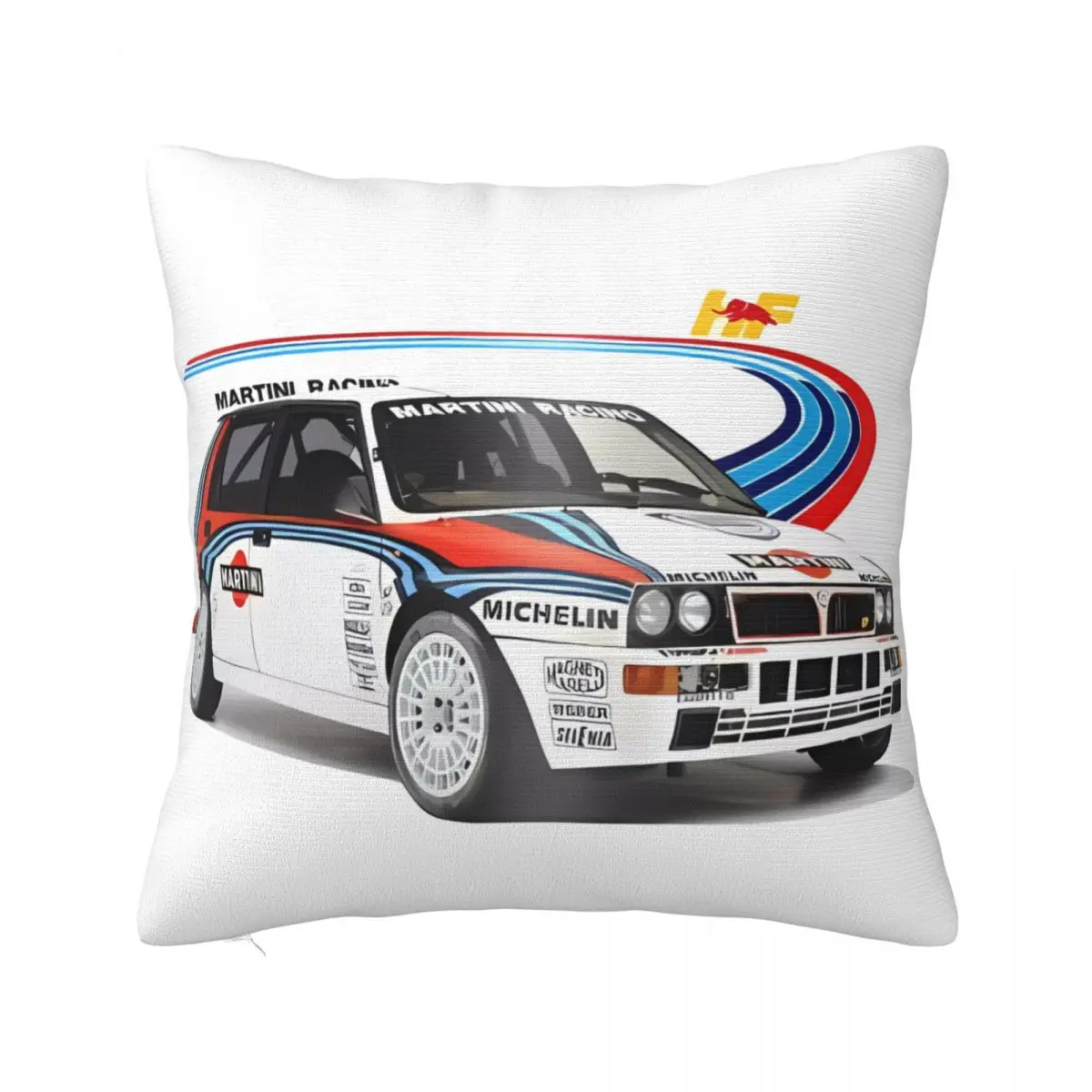 Lancia Delta Evolution Hf Martini Racing Monte Carlo Rally Car Old Wrc Racing A Pillow Case
