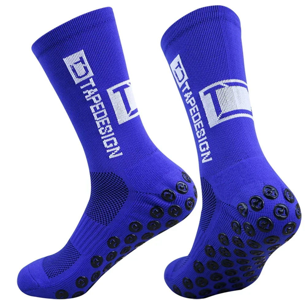 Men's Non-Slip Grip Athletic Socks - Ideal for Soccer, Football, Basketball & Cycling