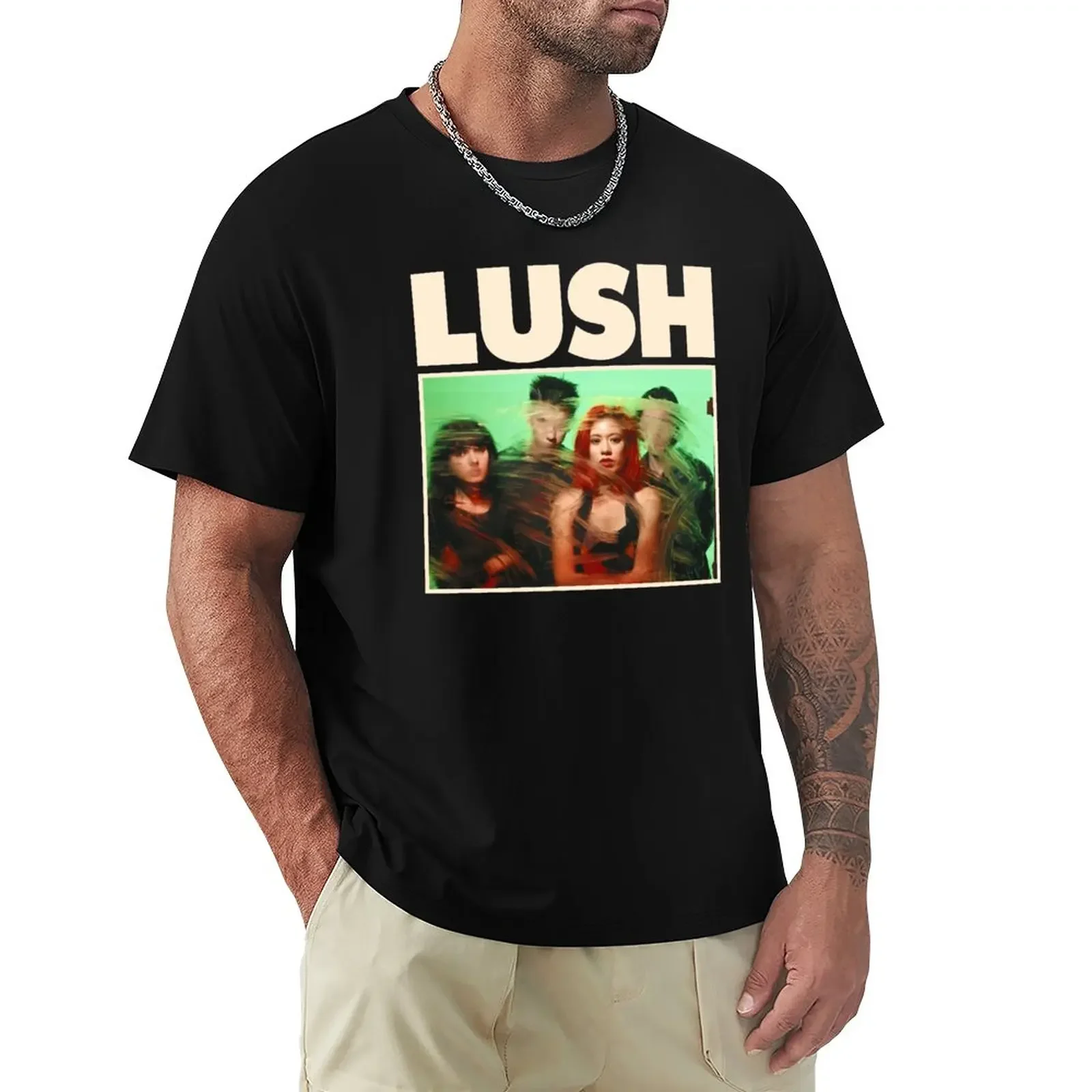 

Lush T-Shirt korean fashion vintage t shirt graphics t shirt mens clothing