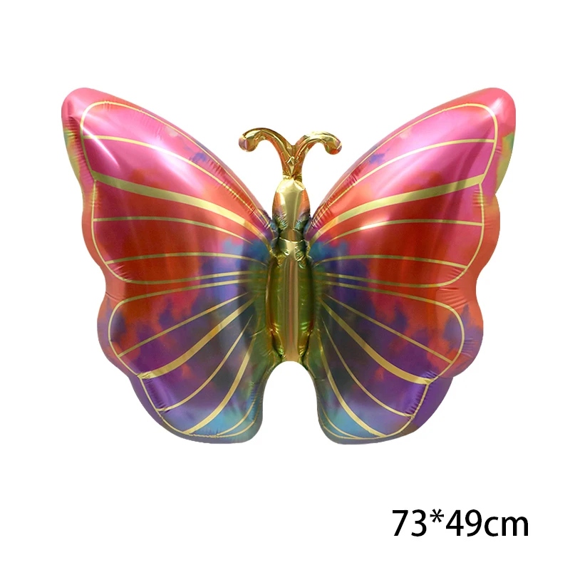 Vibrant Butterfly Aluminum Foil Balloons for Celebrations and Decor