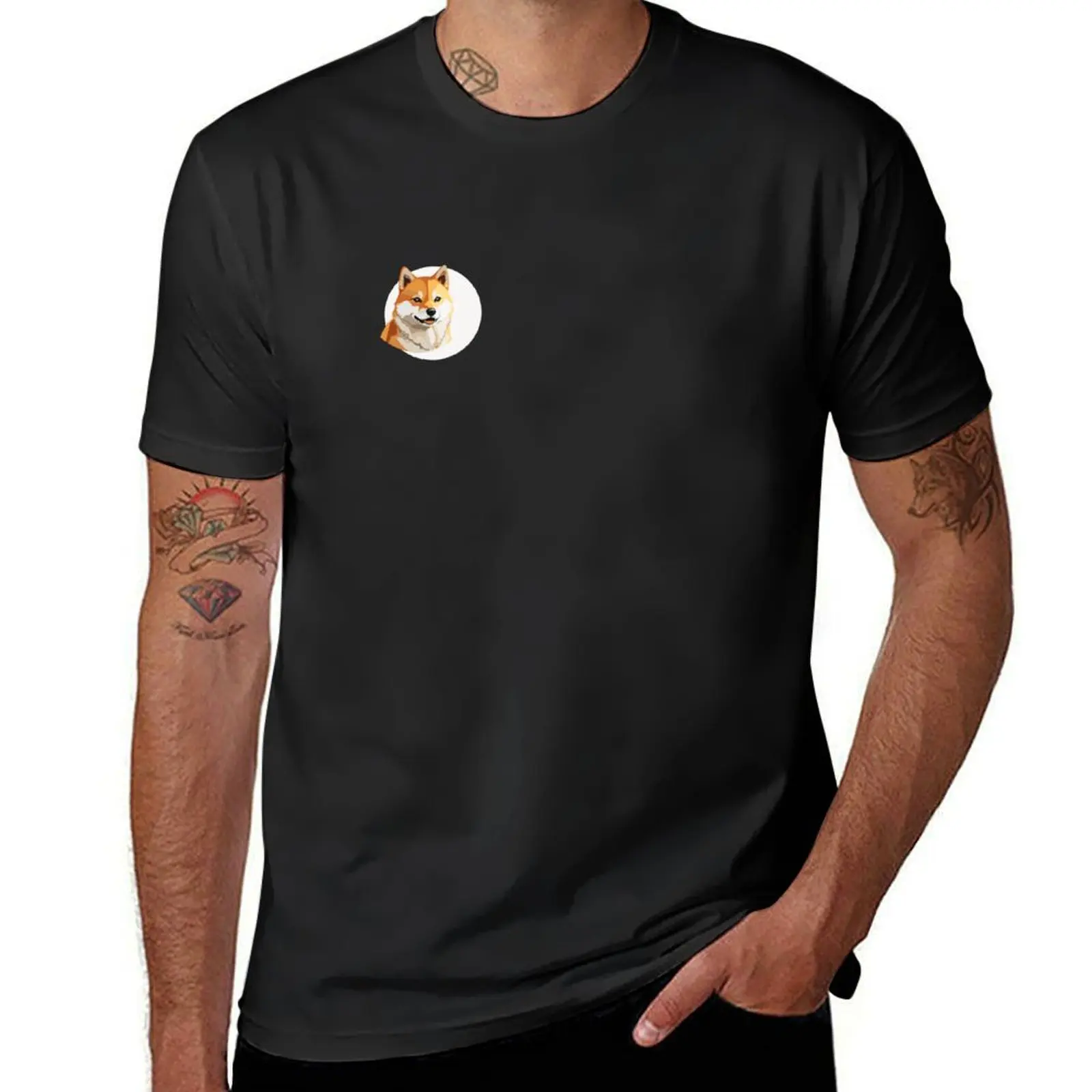 

Shiba Inu Japan dog T-Shirt sweat hippie clothes heavyweights mens t shirts casual stylish