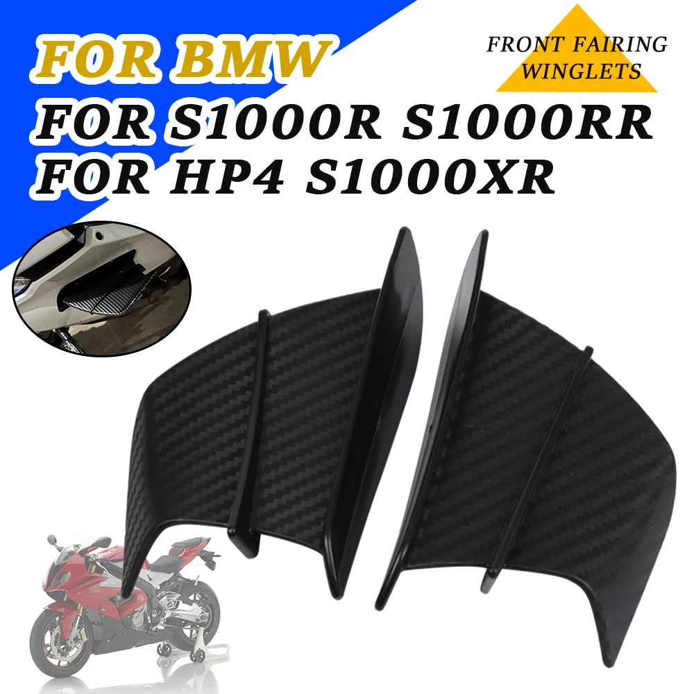 

Motorcycle Accessories Front Wind Deflectors Aerodynamic Winglets Dynamic Wing Kit For BMW S1000R S1000RR S1000XR HP4 K42 K46