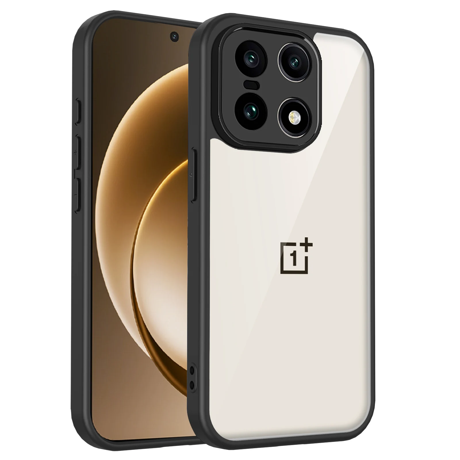 Enhanced Frosted Skin-Friendly Shockproof Bumper Case - Transparent and Fashionable