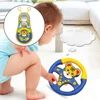 Baby Car Seat Toy Simulation Musical Steering Wheel Toy Motor Skil Toddler Steering Wheel Toy  For Infant Girl Boy Gifts 2