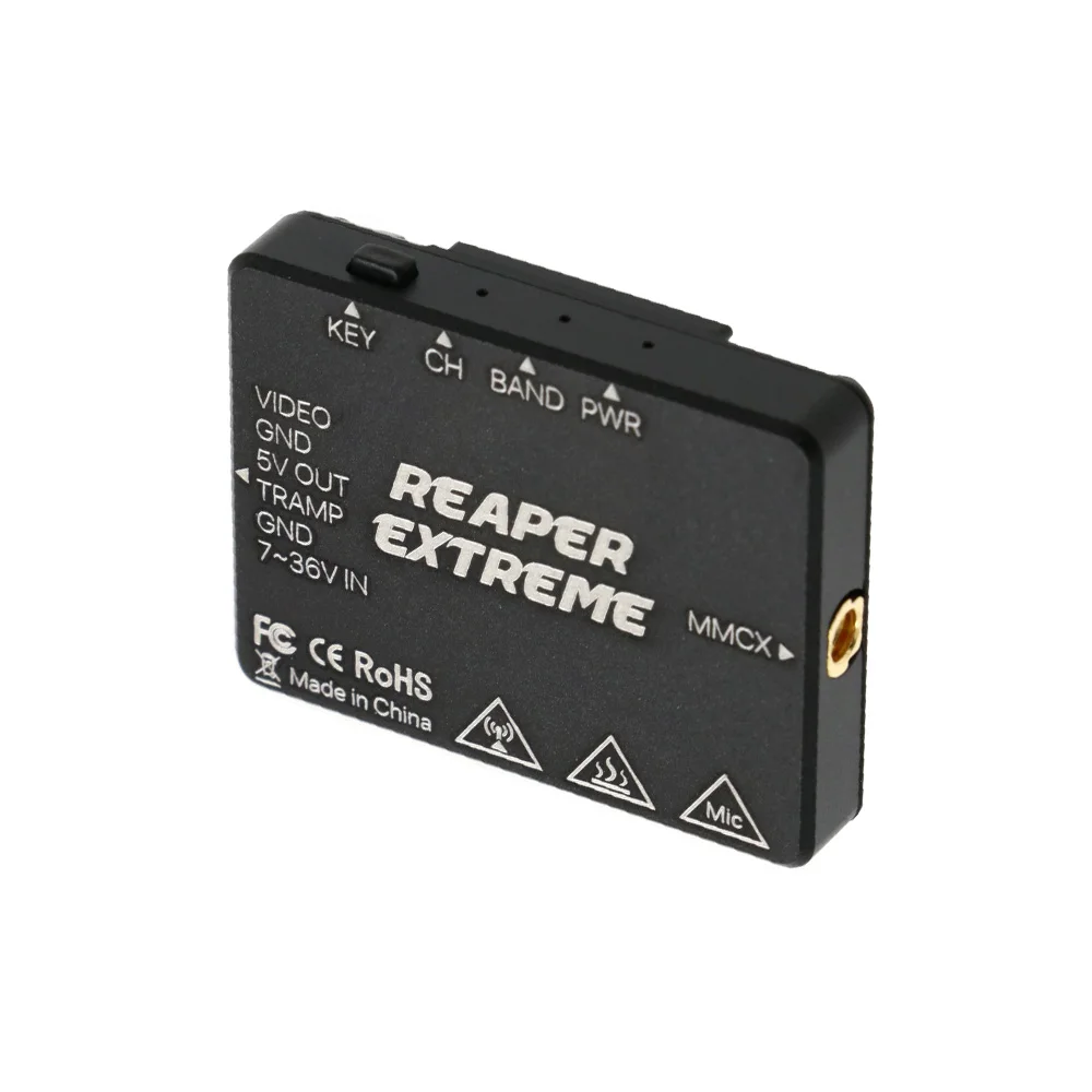 Foxeer Reaper Extreme 2,5 Вт 5,8 ГБ 40 каналов Pitmode 25 мВт 200 мВт 500 мВт 1,5 Вт 2,5 Вт Регулируемый FPV VTX 2-8S 20X20 мм для FPV дальнего действия thumbnail 5