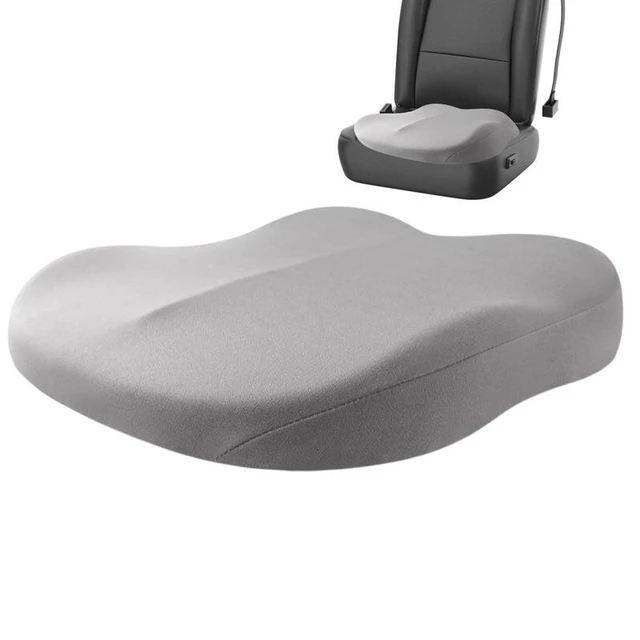 Car Seat Wedge Cushion Memory Foam Seat Cushion for Car Driving Office  Chairs