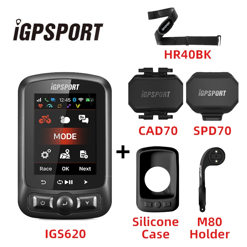 Compteur vélo - IGPSPORT - IGS620 - GPS - Bluetooth 4.0 - Étanche IPX7