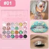 24Colors Body Face Glitter Gel Palette Waterproof Eye Hair Loose Sequins Eyeshadow Multifunctional Party Deco Makeup Cosmetics 2