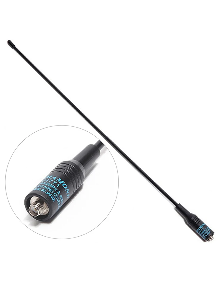 NA-771 SMA 암형 SMA-F 듀얼 광대역 플렉시블 안테나 VHF/UHF 144/430MHz 양방향 라디오 BAOFENG UV-5R BF-888S UV-82 등