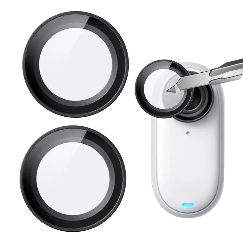 

Двойная защита для объектива Защита от царапин 2 шт. чехол для Insta360 GO 3 пылезащитные аксессуары для спортивной камеры