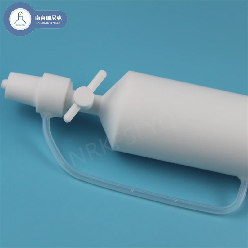 불화 수소산 내성, 고온 내성 PTFE 항압 분리 깔때기, 실험실 추출, 100ml