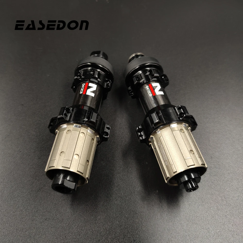 Novatec D412Cb Cl Center Lock Mtb Road Disc Brake Mozzo Posteriore Carbon Straight Pull Qr/12X135 12X142Mm Hg 9 10 11S Xd 11 12S Xdr 12V